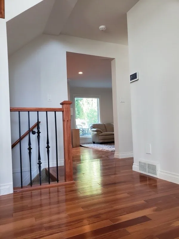 Interior painting project by iPaint Painting in Edmonton — freshly painted walls, trim, and staircase
