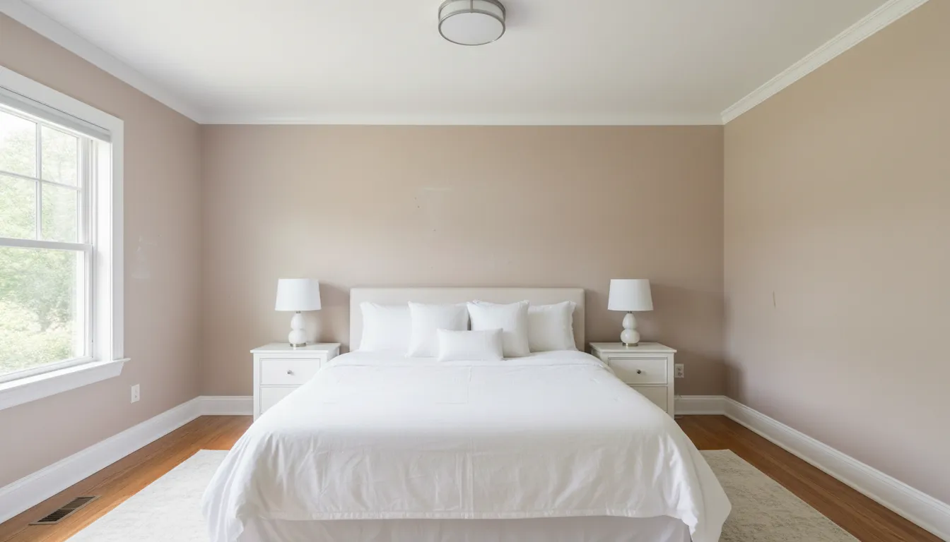 Bedroom before painting