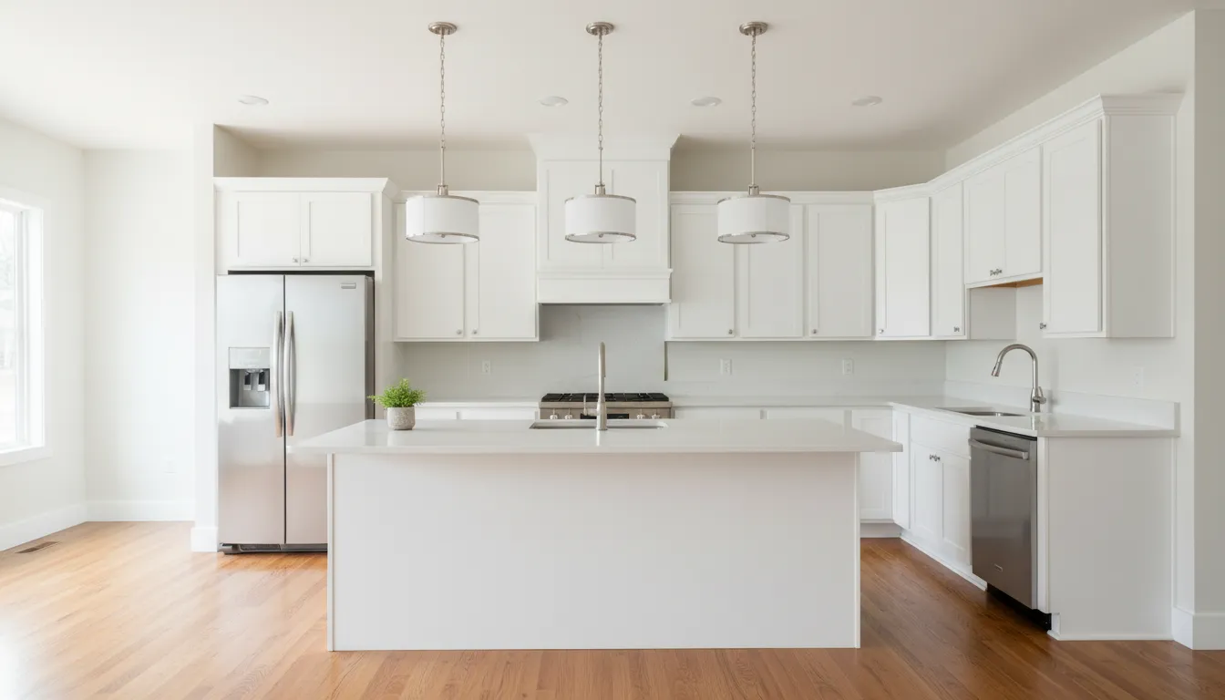Kitchen after painting