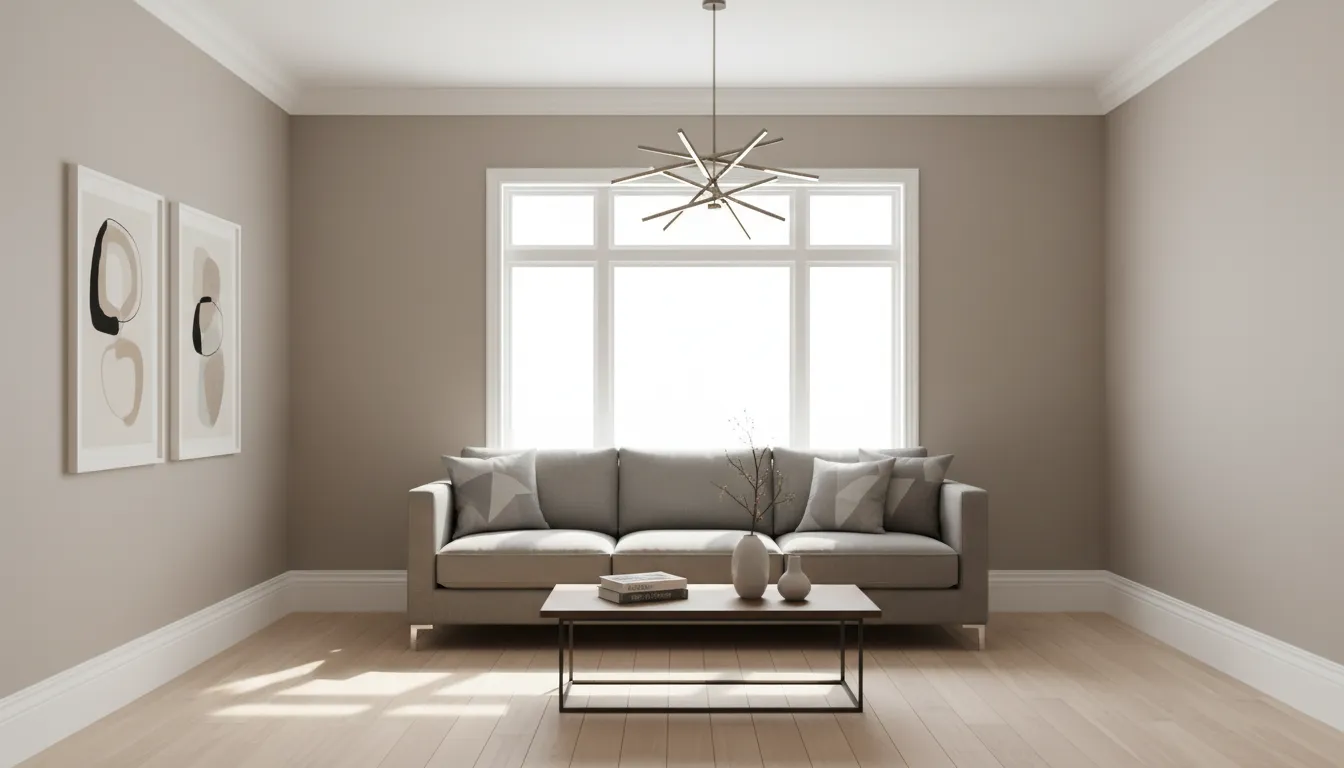 Living room after painting